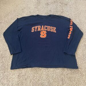 Syracuse Navy Long Sleeve Shirt
